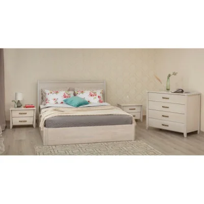 Bed "City" PREMIUM with paneling and lifting mechanism